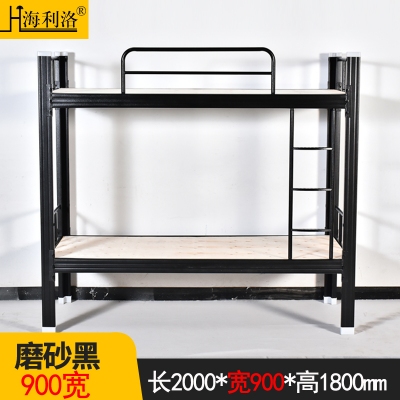 全型材钢制上下床-90宽黑色