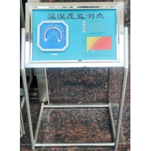 不锈钢温湿度监测牌