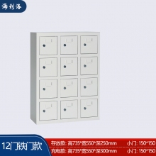 海利洛手机柜-12门铁门款存放柜