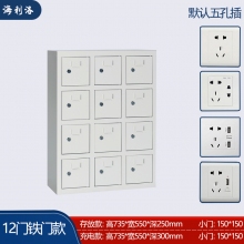 海利洛手机充电柜-12门铁门款